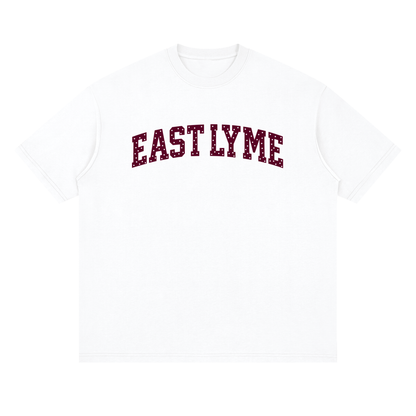 Polka Dot East Lyme Oversized Drop Shoulder T-Shirt