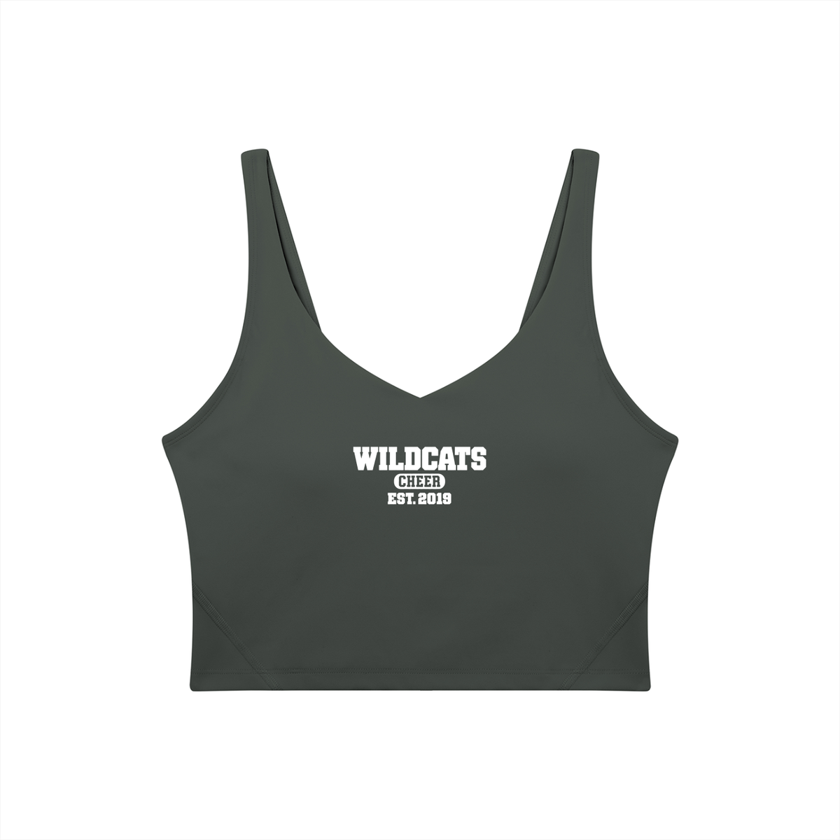 Old School Gladeville Women's V-Neck Yoga Sports Bra