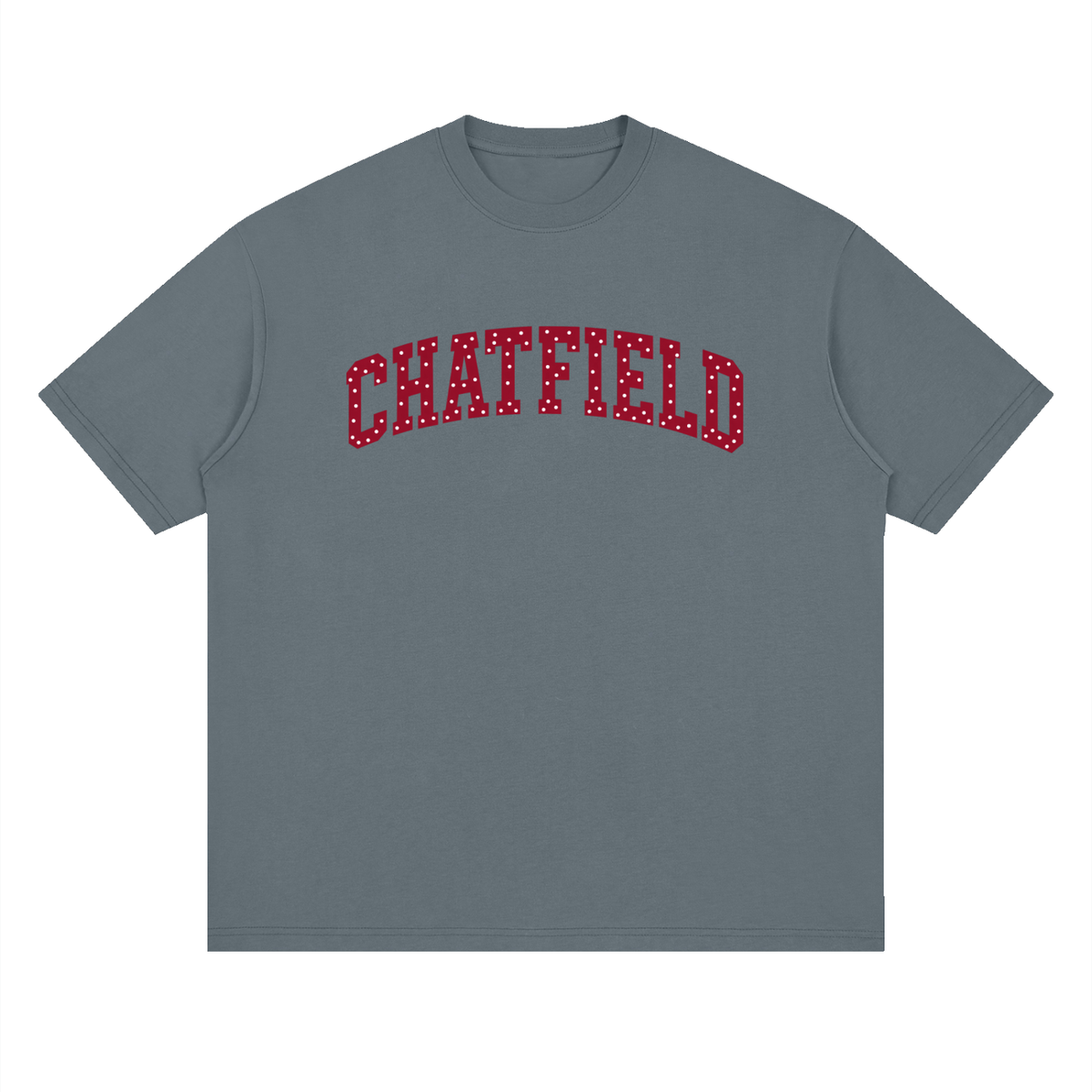 Polka Dot Chatfield Oversized Drop Shoulder T-Shirt