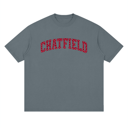 Polka Dot Chatfield Oversized Drop Shoulder T-Shirt