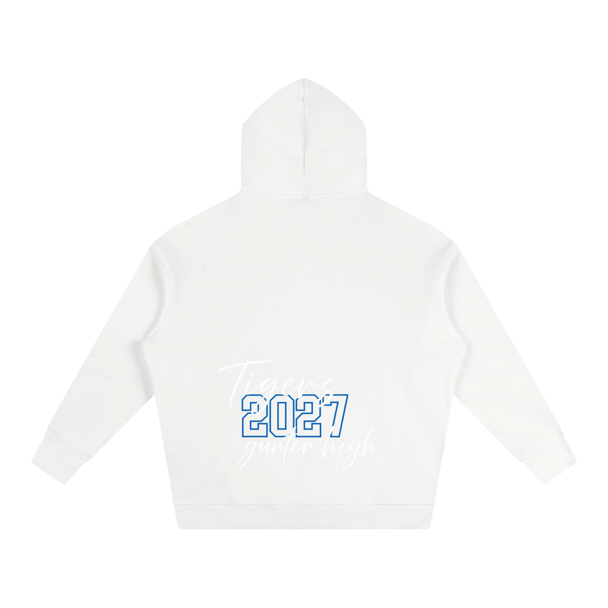 Cursive Front Gunter Oversize Fleeced Hoodie