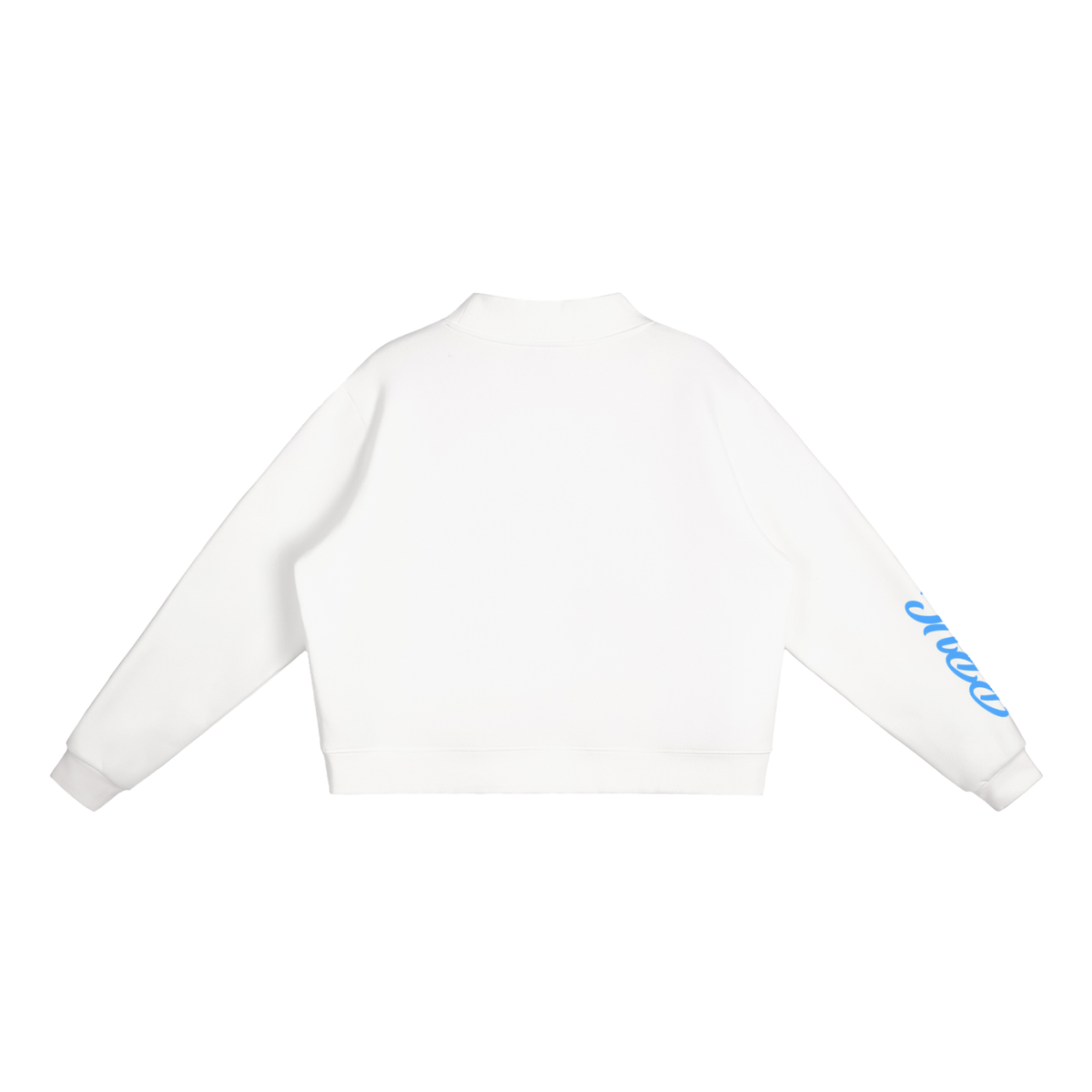 GINGHAM EAGLES Essential Fleece Mock-Neck Crew Sweatshirt