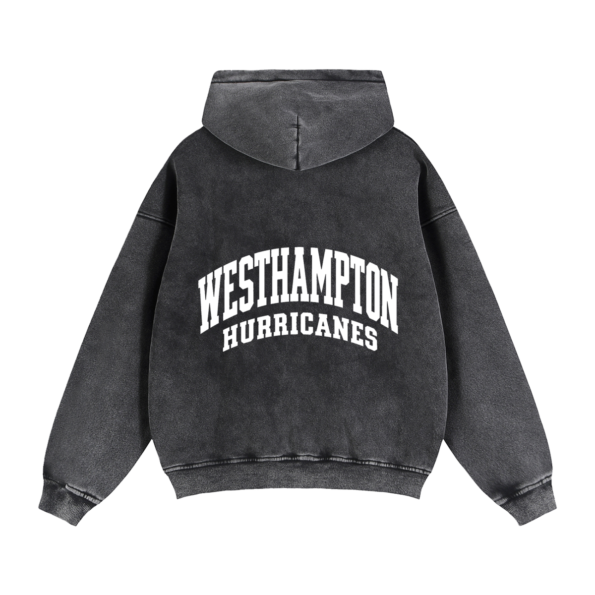 Basic 2 White Westhampton Zip-Through Boxy Fleece Hoodie