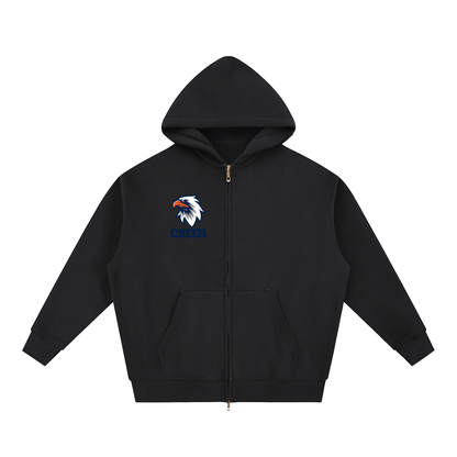 Simple Oakland Middle Essential Oversized Fleece Boxy Hoodie