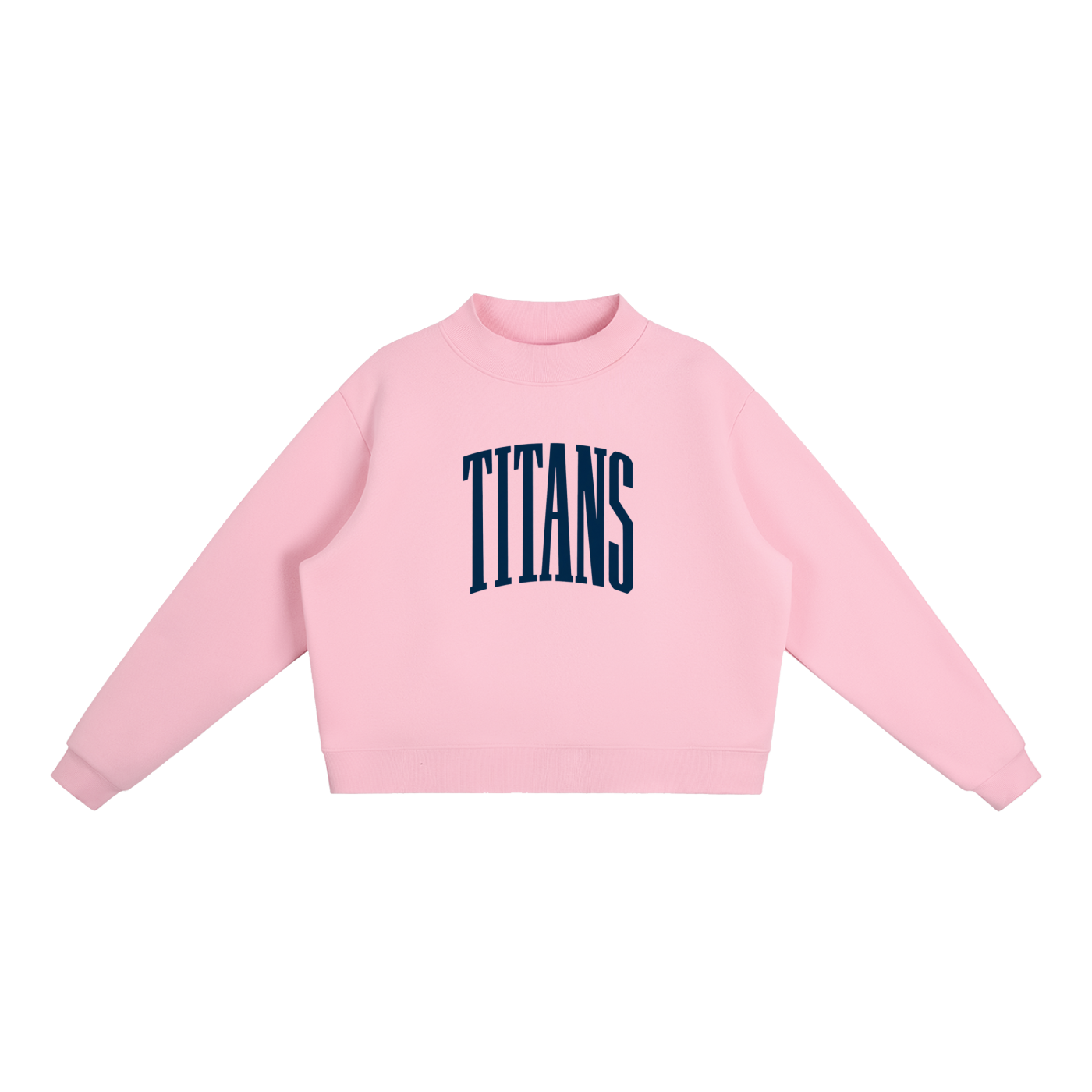 Navy Titans Mockneck