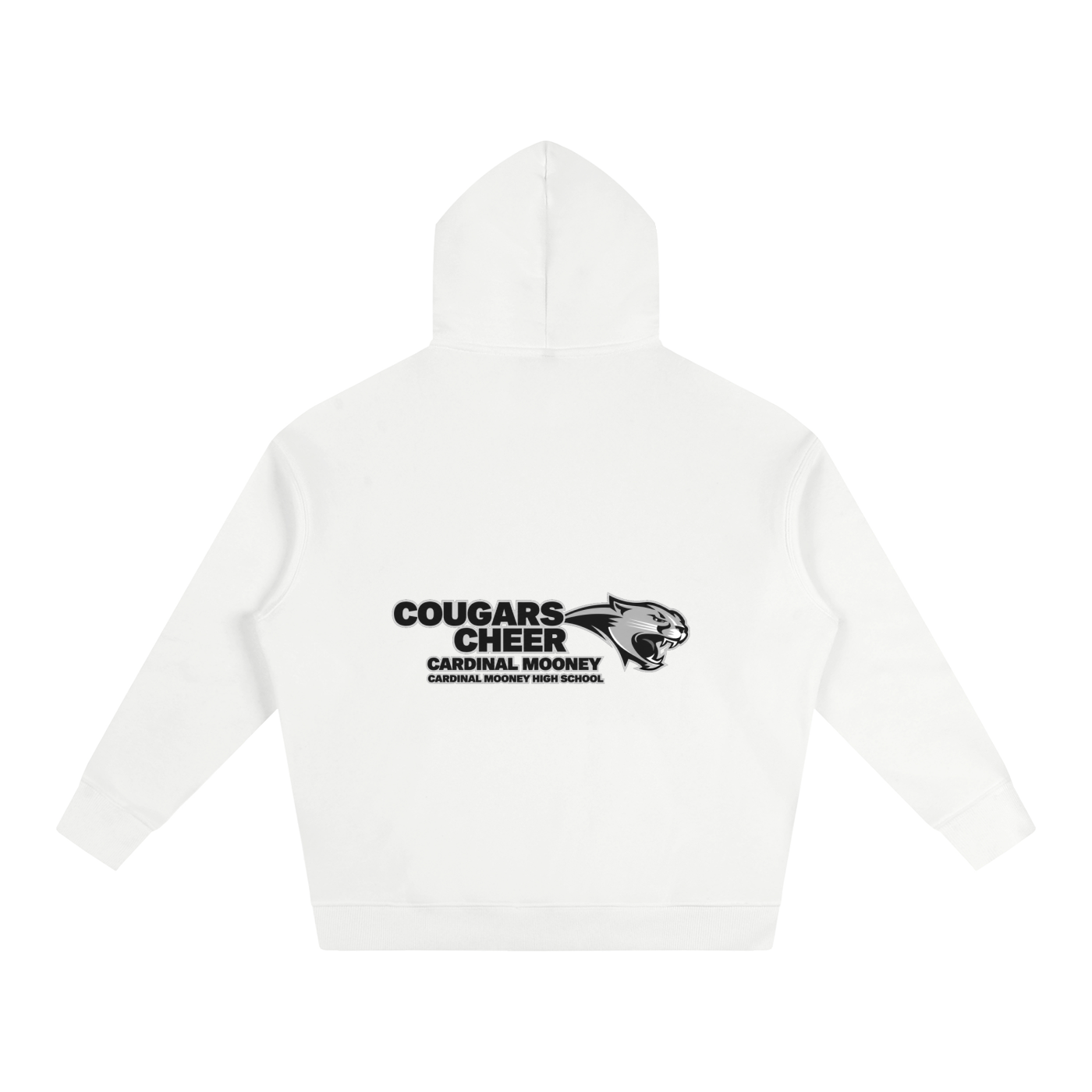 Vector Star Front Cardinal Mooney Oversize Fleeced Hoodie