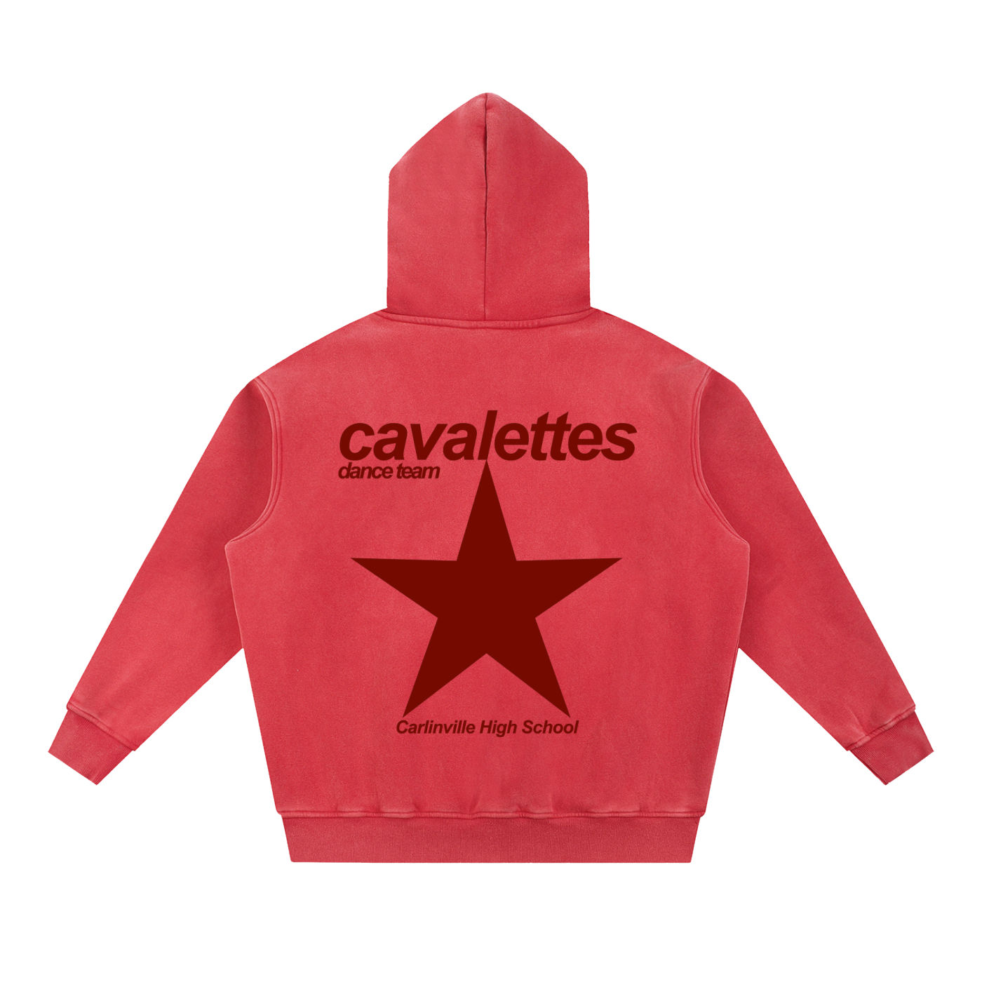 Snow Wash Fleece Oversize Hoodie
