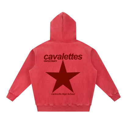 Snow Wash Fleece Oversize Hoodie