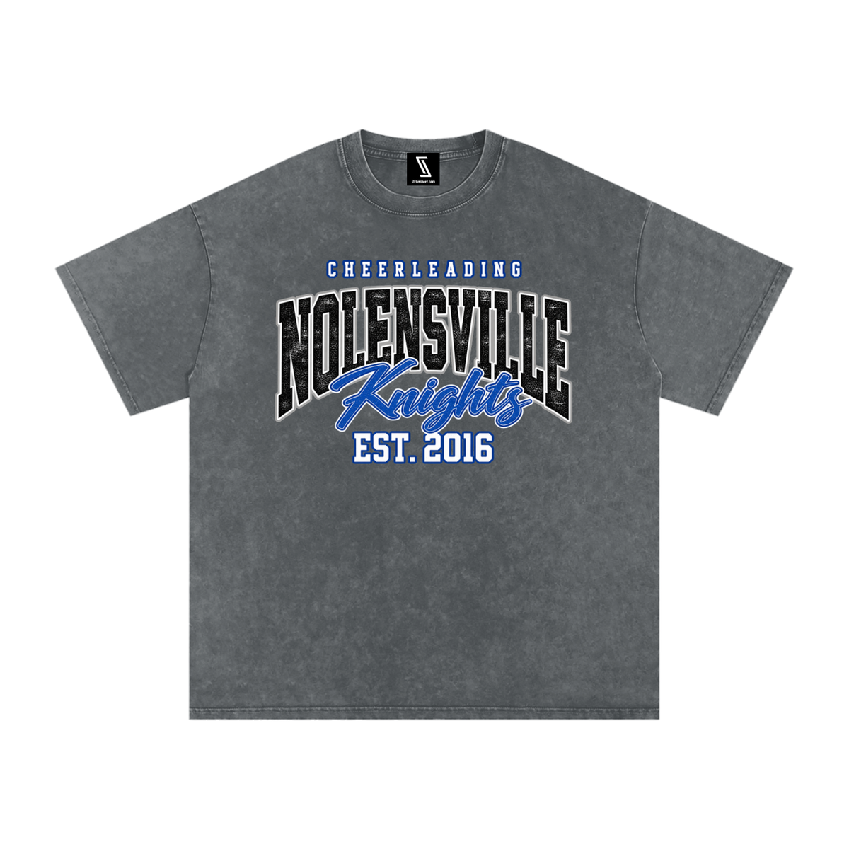 Vintage Nolensville Snow Washed Oversized Cotton T-Shirt