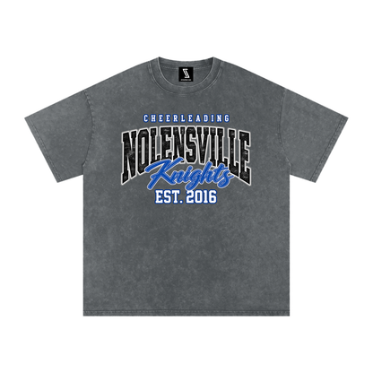 Vintage Nolensville Snow Washed Oversized Cotton T-Shirt