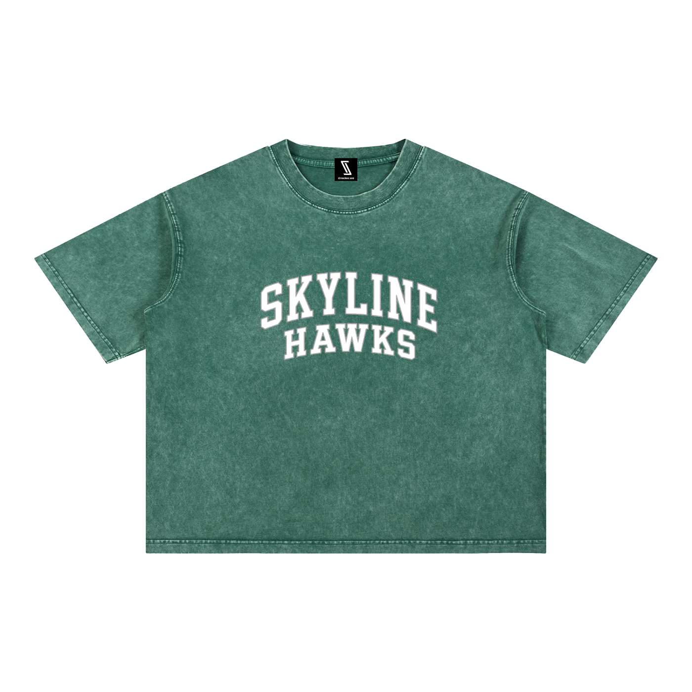 Mineral Wash Boxy Cotton T-Shirt