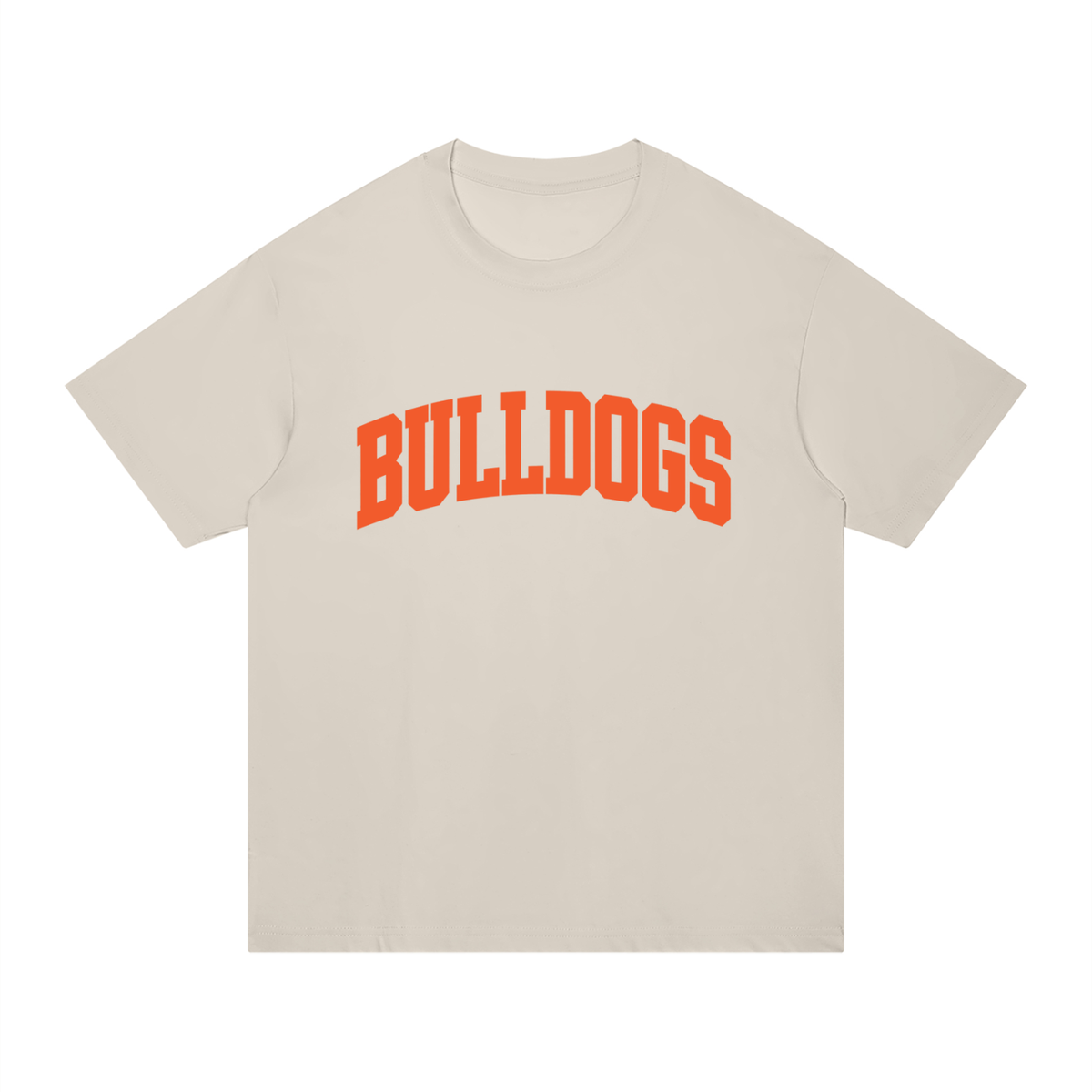 Basic 2 White Green Bulldogs Unisex Regular Fit Cotton T-Shirt