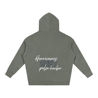 Cursive Front Palm Harbor Oversize Fleeced Hoodie