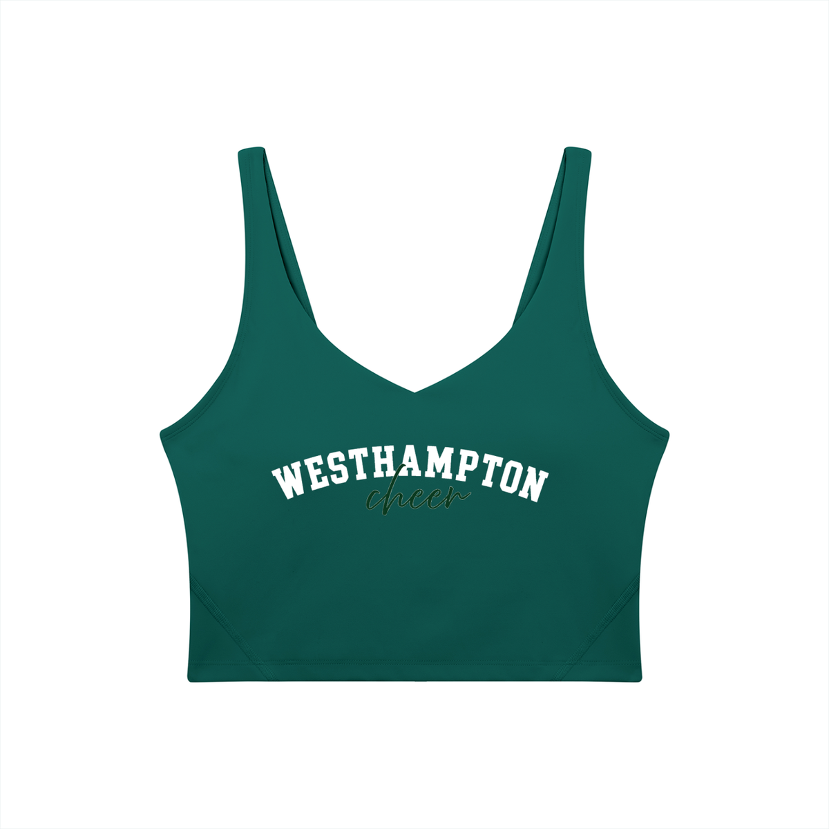 Cursive Westhampton Women's V-Neck Yoga Sports Bra