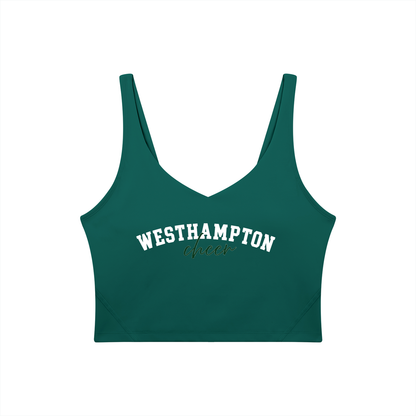 Cursive Westhampton Women's V-Neck Yoga Sports Bra