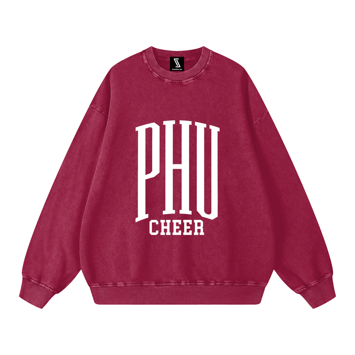 Basic 3 Palm Harbor Snow Washed Oversized Sweatshirt
