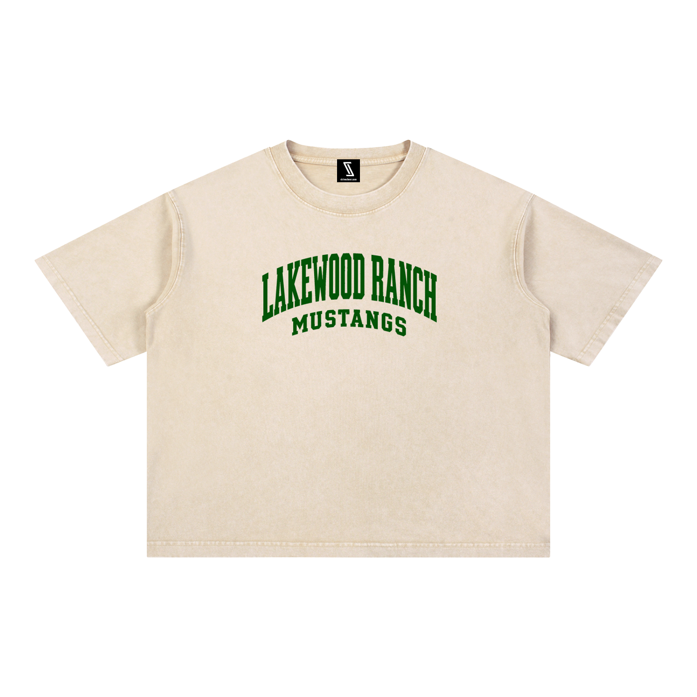 Basic 2 Lakewood Ranch Mineral Wash Boxy Cotton T-Shirt