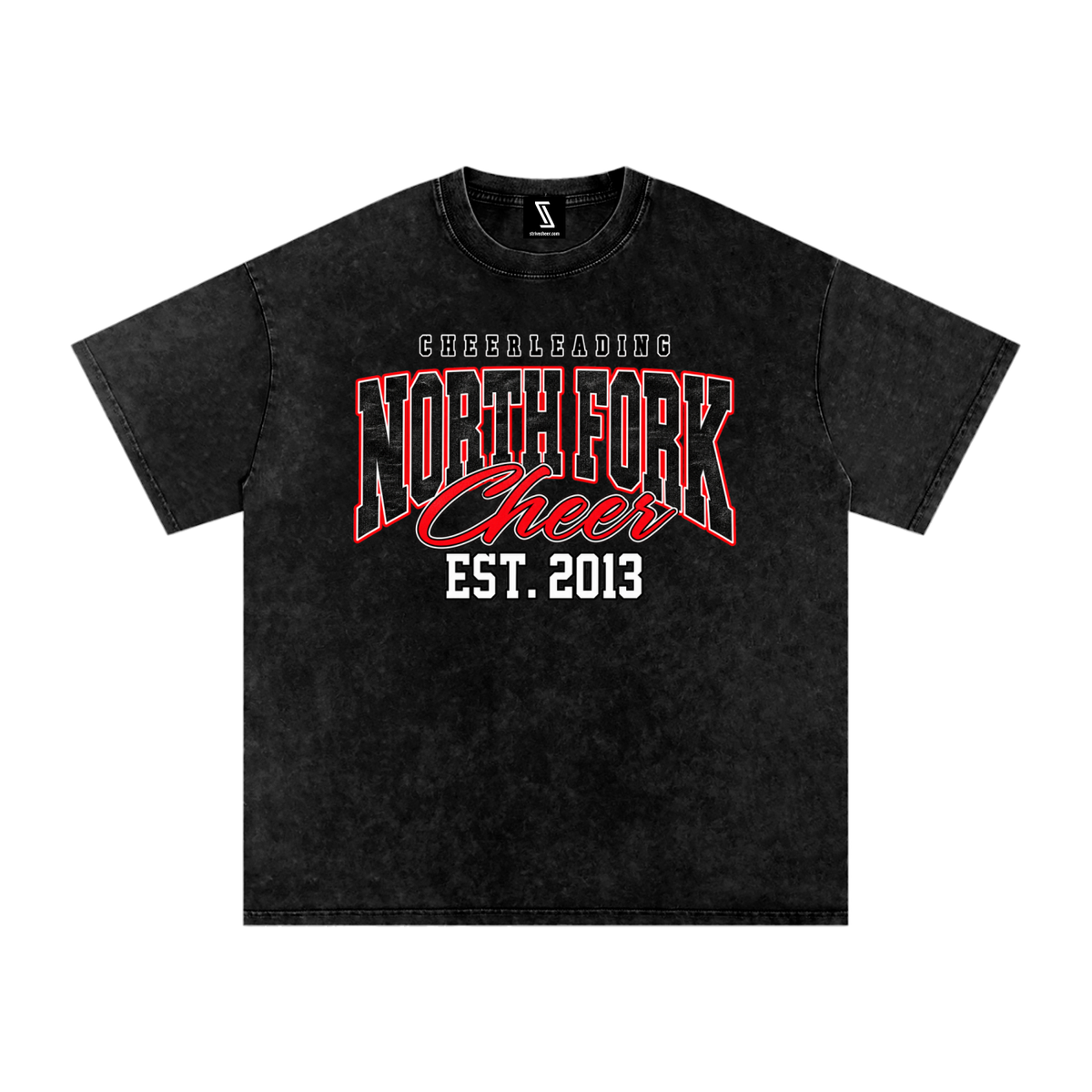 Vintage North Fork Snow Washed Oversized Cotton T-Shirt