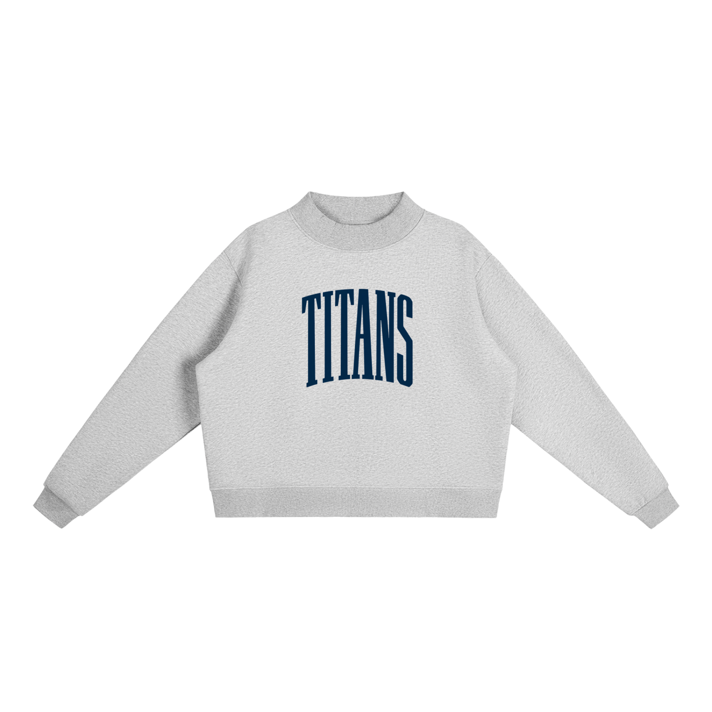 Navy Titans Mockneck