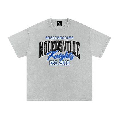 Vintage Nolensville Snow Washed Oversized Cotton T-Shirt