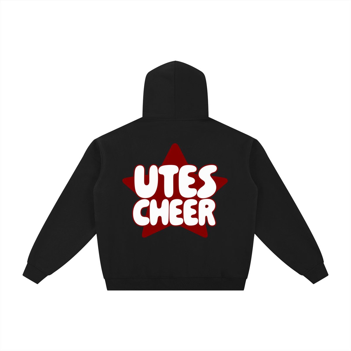 Star Utes Zip-Through Boxy Fleece Hoodie