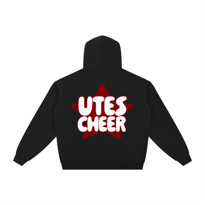 Star Utes Zip-Through Boxy Fleece Hoodie