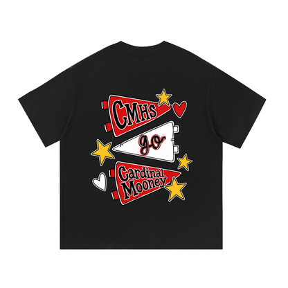 Lets Go Cardinal Mooney Essential Oversized Cotton T-Shirt