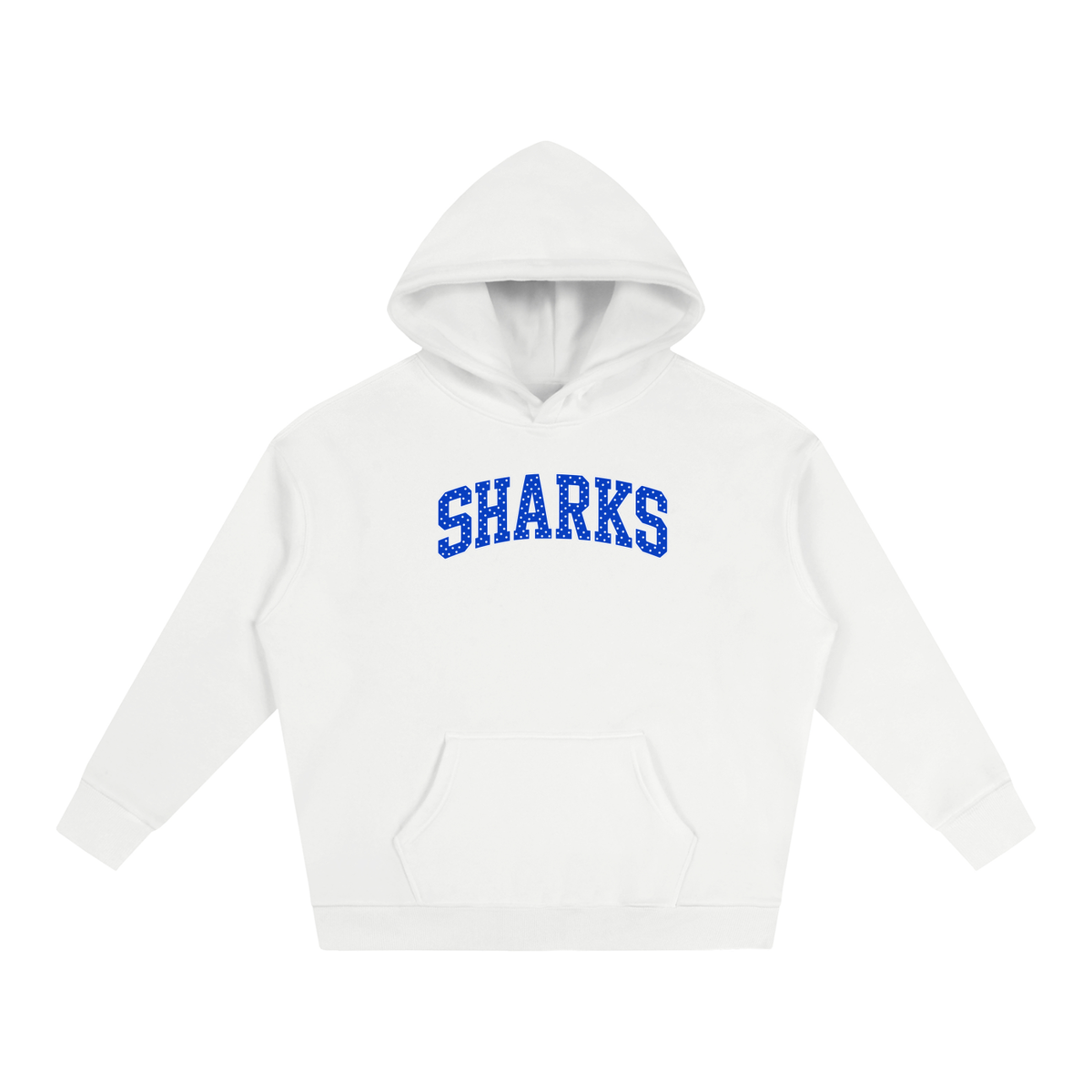 Polka Dot Saint James Oversize Fleeced Hoodie