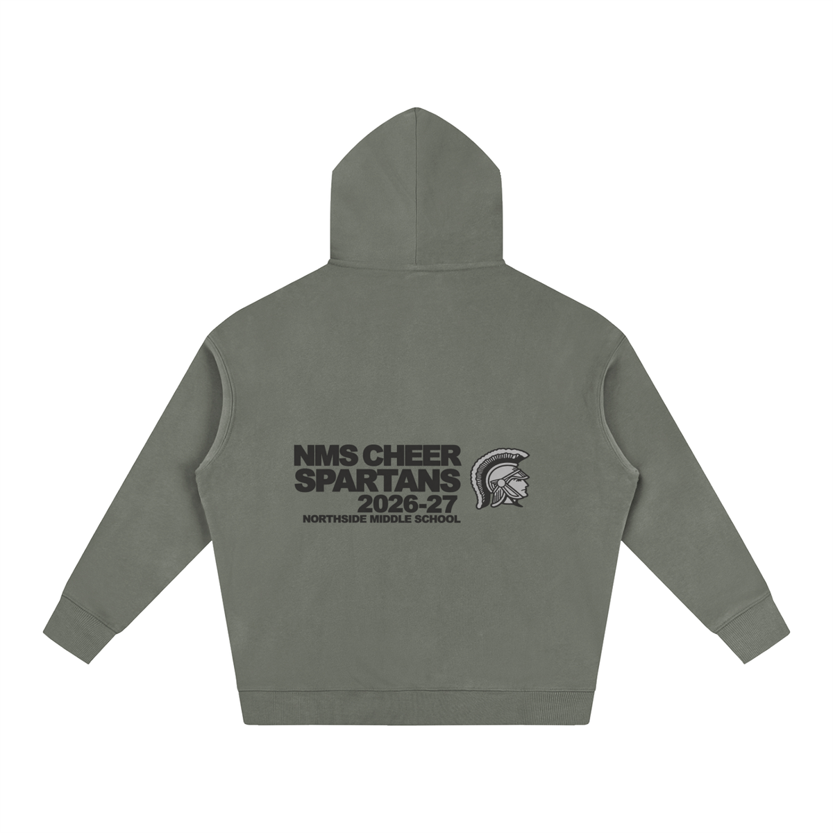 Vector Star Front Northside Oversize Fleeced Hoodie