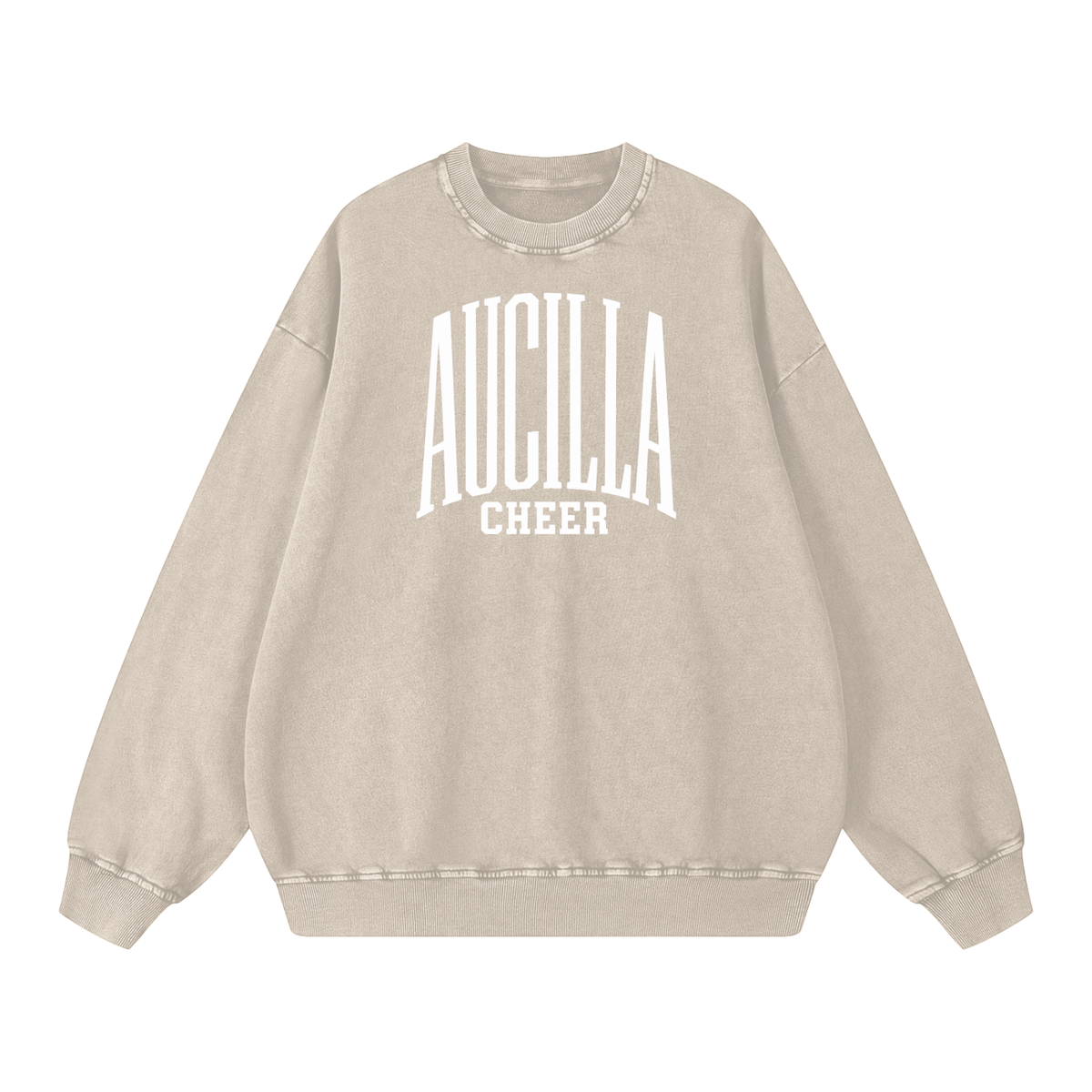 Basic 3 Aucilla Snow Washed Oversized Sweatshirt