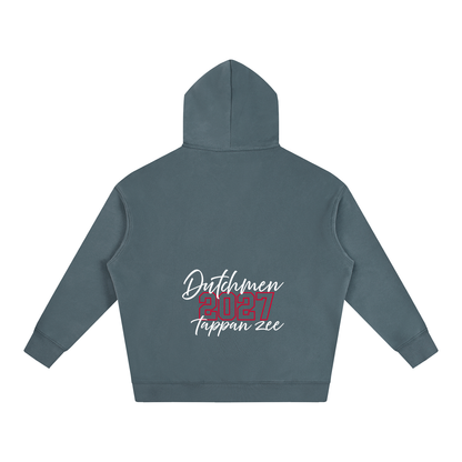 Cursive Front Tappan Zee Oversize Fleeced Hoodie