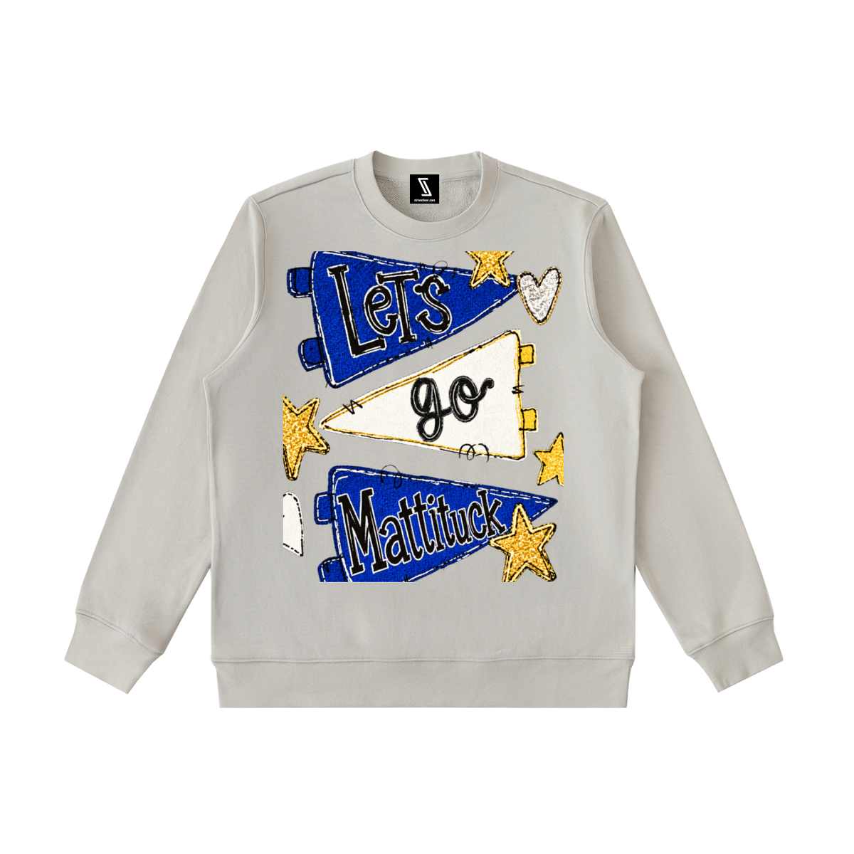 Lets Go Mattituck Essential Heavyweight Crewneck Sweatshirt