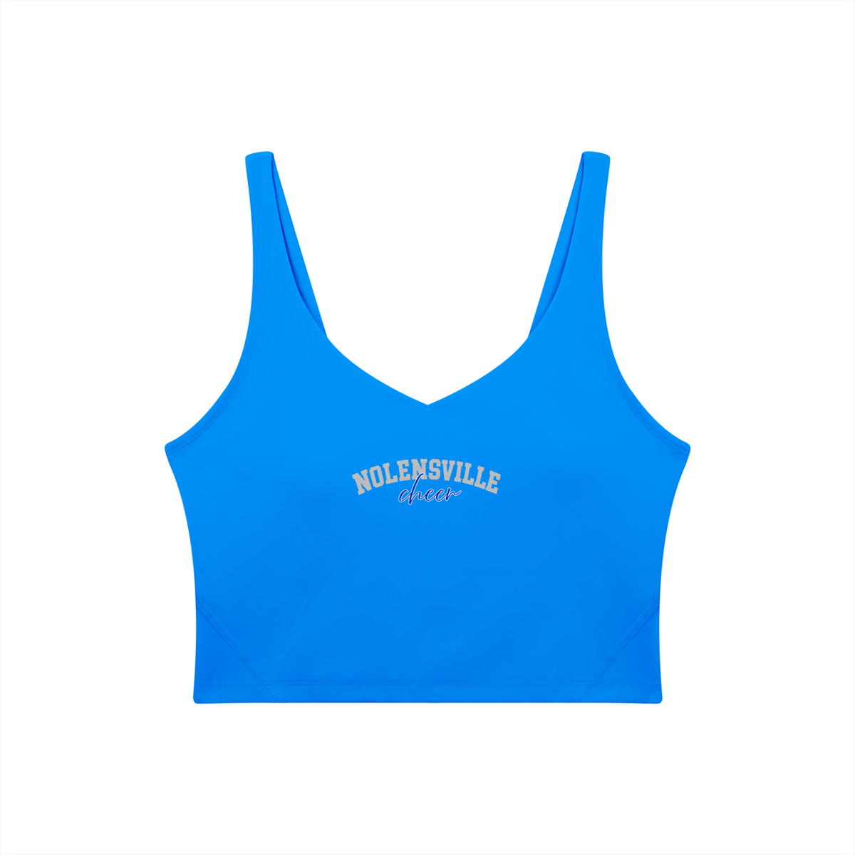 Cursive Nolensville Women's V-Neck Yoga Sports Bra