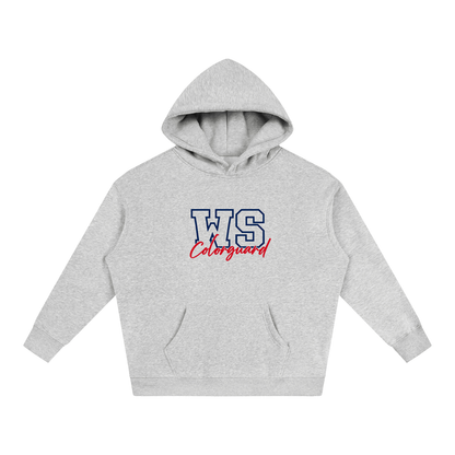 Cursive Front West Shore Oversize Fleeced Hoodie