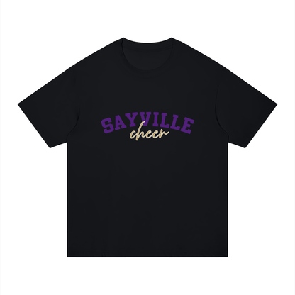 Cursive Sayville Unisex Regular Fit Cotton T-Shirt