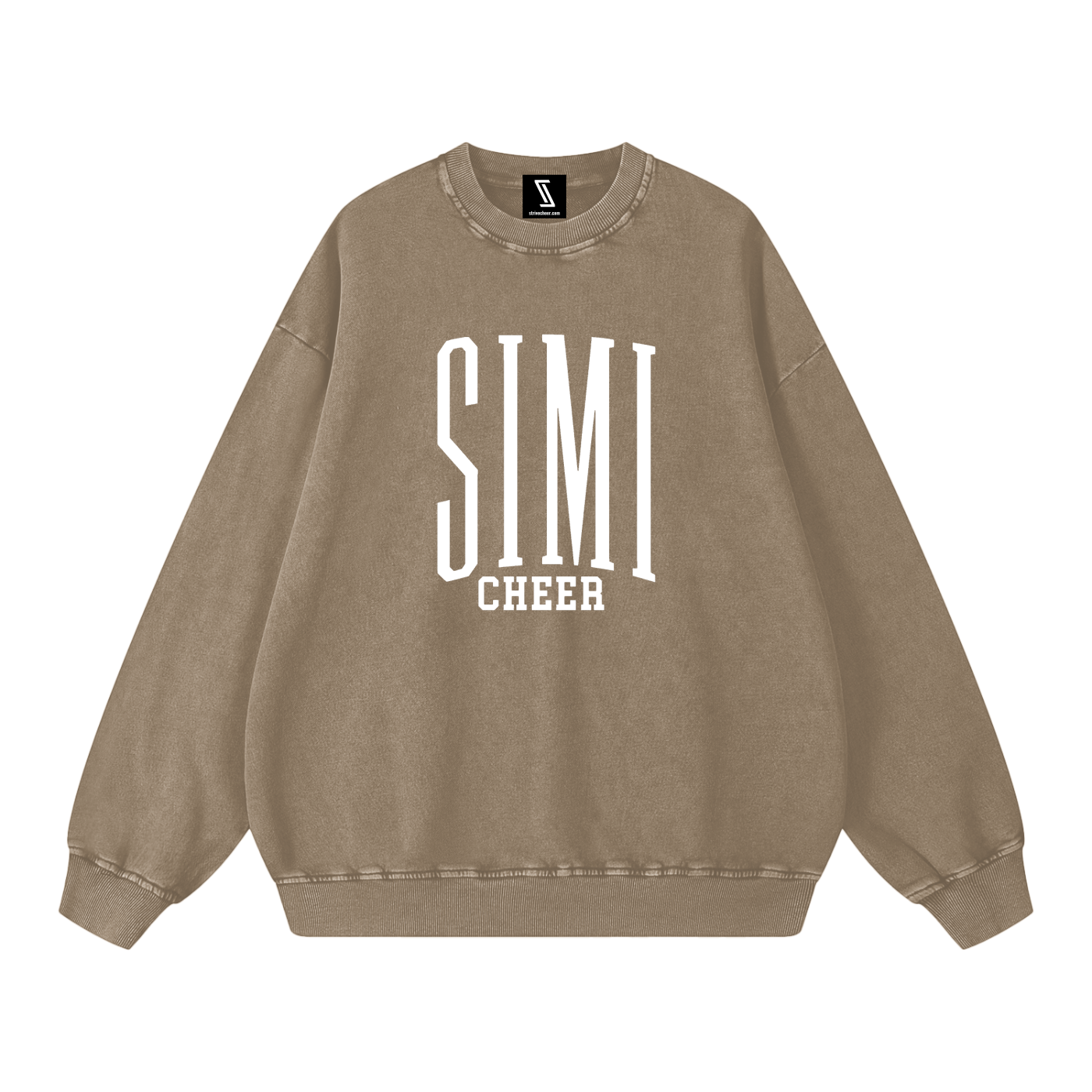 Snow Washed Oversized Sweatshirt