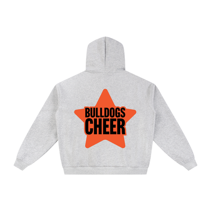 Star Green Bulldogs Essential Fleece Zip-Through Hoodie