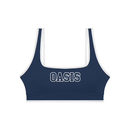 Basic 4 Oasis Women's Color Block Yoga Sports Bra