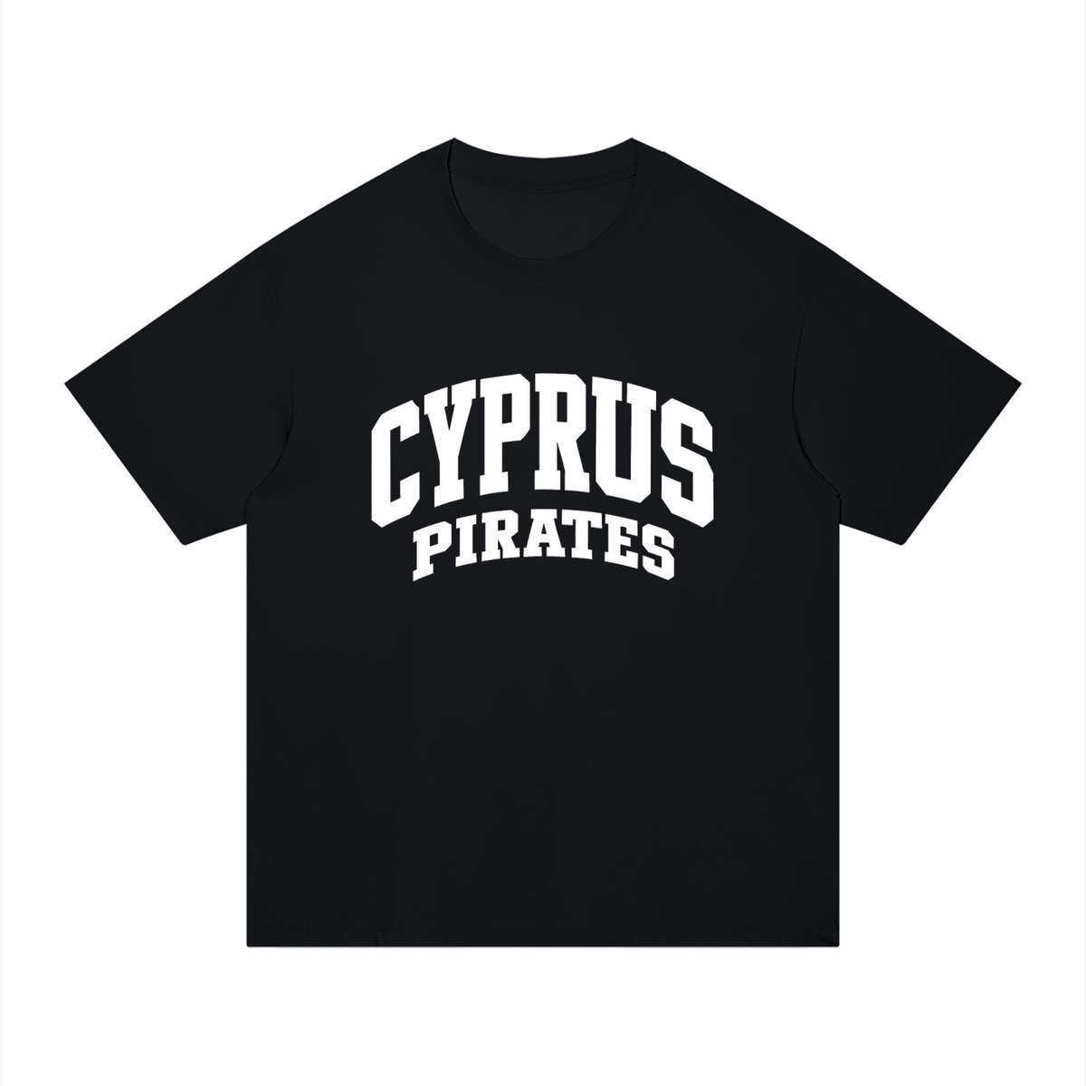 Basic 2 White Cyprus Unisex Regular Fit Cotton T-Shirt