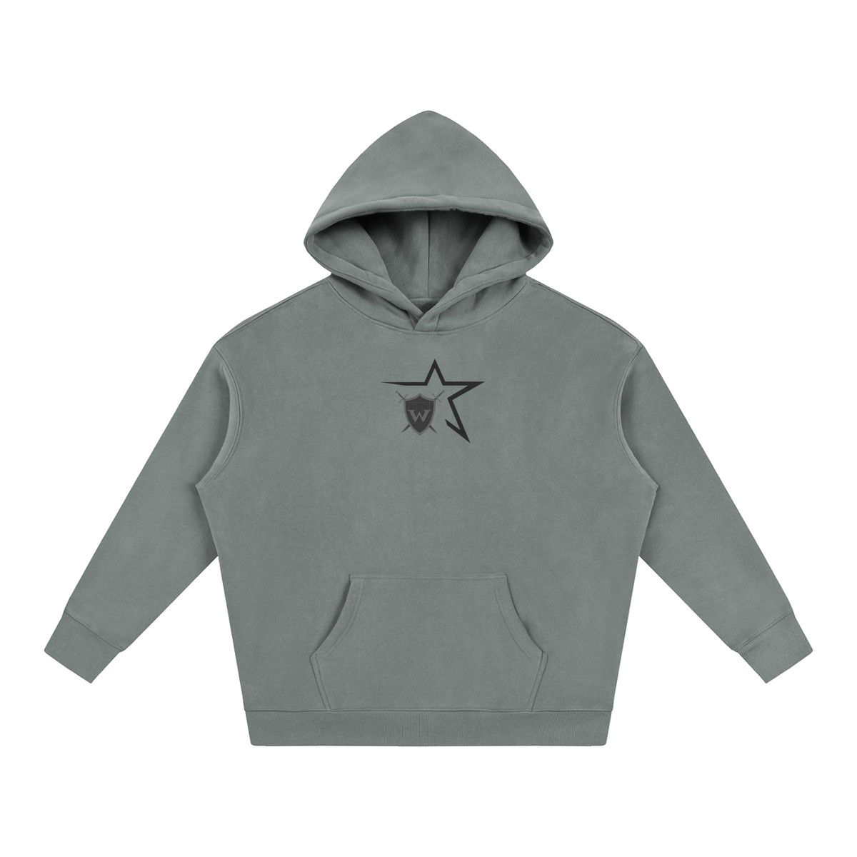Vector Star Front Taylorsville Oversize Fleeced Hoodie