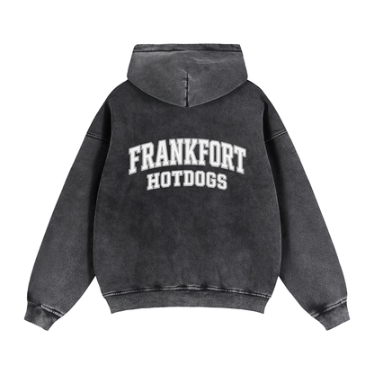 Zip-Through Boxy Fleece Hoodie