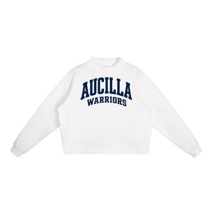 Basic 2 Aucilla Essential Fleece Mock-Neck Crew Sweatshirt