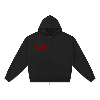 Star Utes Zip-Through Boxy Fleece Hoodie