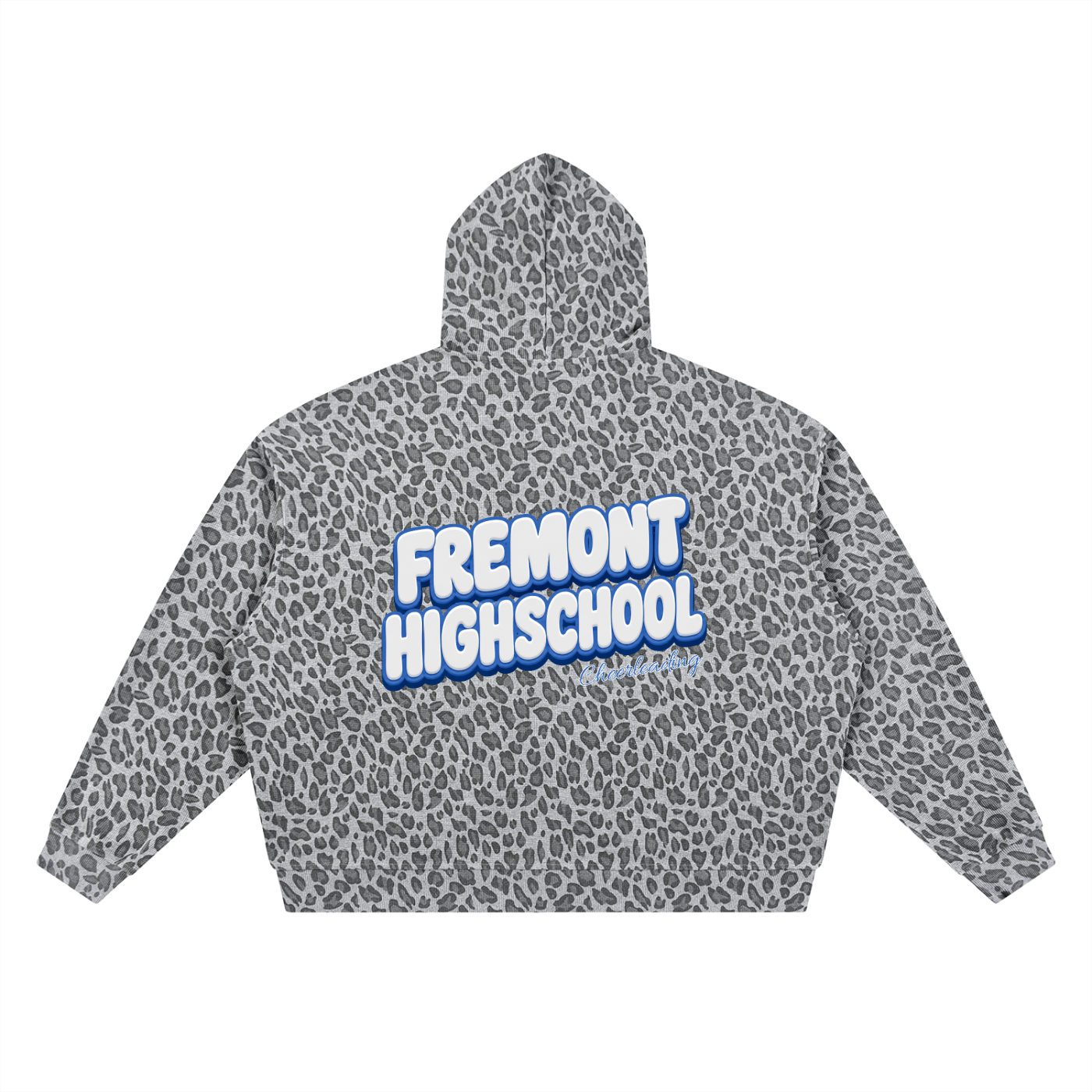 Leopard Print Full Zip Hoodie