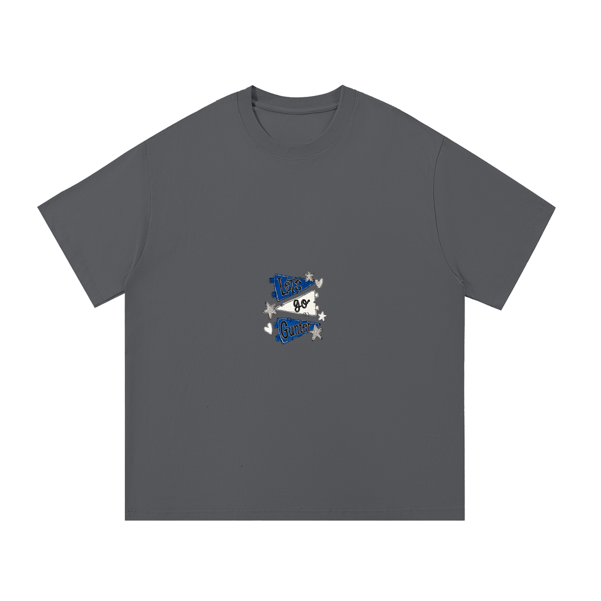 Lets Go Gunter Essential Oversized Cotton T-Shirt