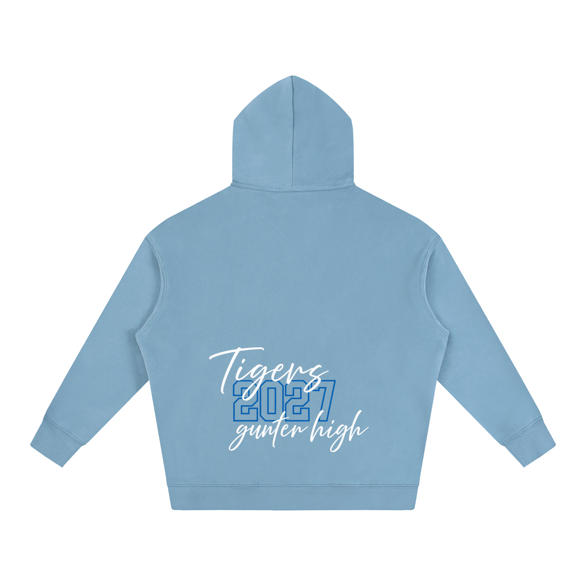 Cursive Front Gunter Oversize Fleeced Hoodie