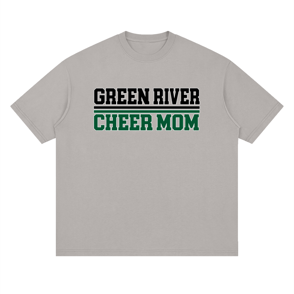 Mom Green River Oversized Drop Shoulder T-Shirt