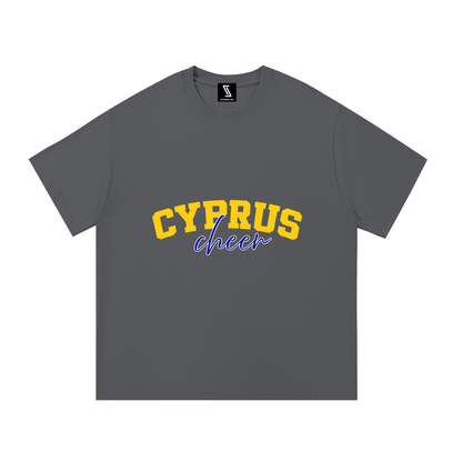 Cursive Cyprus Essential Cotton T-Shirt