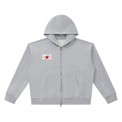 Unisex Heavyweight Full Zip Boxy Hoodie