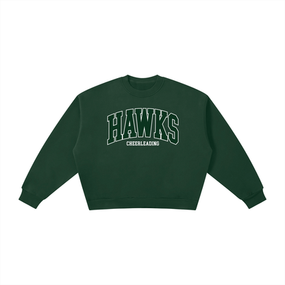 HAWKS Boxy Fleece Crewneck Sweatshirt